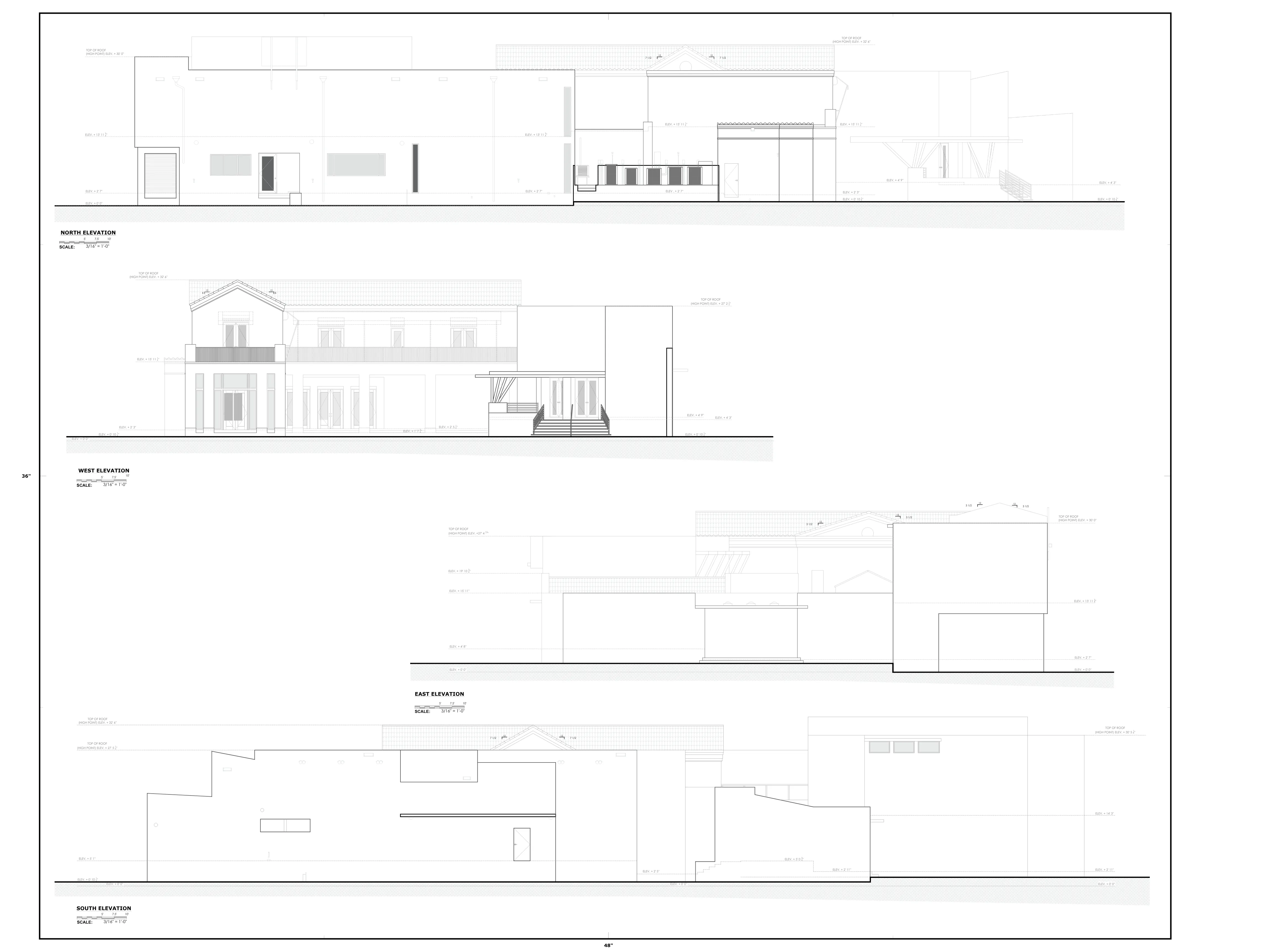 As-built elevation set — Premium package with full drawing documentation